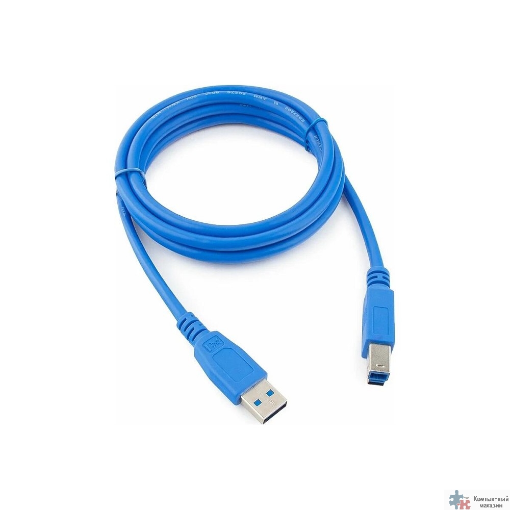 Gembird CCP-USB3-AMBM-6 USB 3.0 PRO  кабель для соед. 1.8м AM/BM  позол. контакты, пакет 