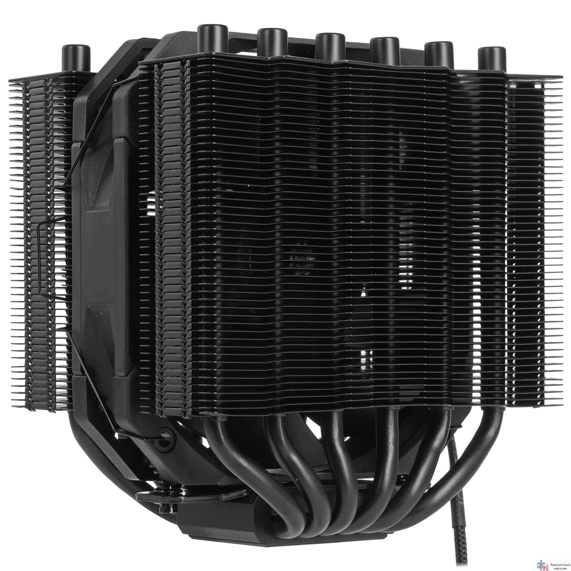 Thermalright Кулер Silver Soul 135 Black  LGA115X/1200/1700/2011/-3/2066/AM4/AM5 (Dual Tower, 120mm PWM Fan, медное основание, 6 тепл. трубок 6мм) / TRSS135B