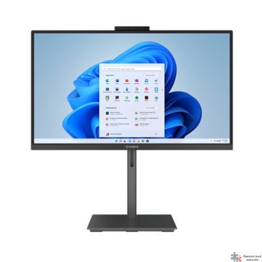 IRBIS GroovyAIO 24  [G.24i5M2165WHC.100] 23.8" (I5-1250P;1920x1080; IPS; 16GB (2*8) DDR4/512GB NVME SSD, wifi6 AX101, microSD, type C  full function, RJ45/ WebCam 5MP(magnetic)/ wired k+m/ Win11Pro}