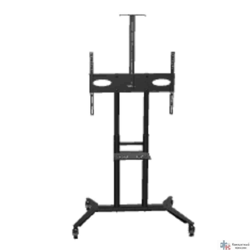 ONKRON мобильная стойка для ТВ 55"-90", макс 75кг, чёрная TS1871
