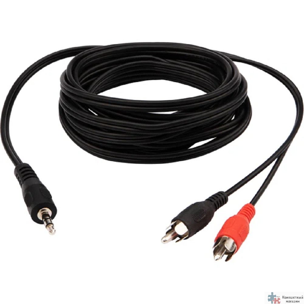Rexant (17-4204) Шнур  3.5мм  стерео штекер - 2 RCA  3М