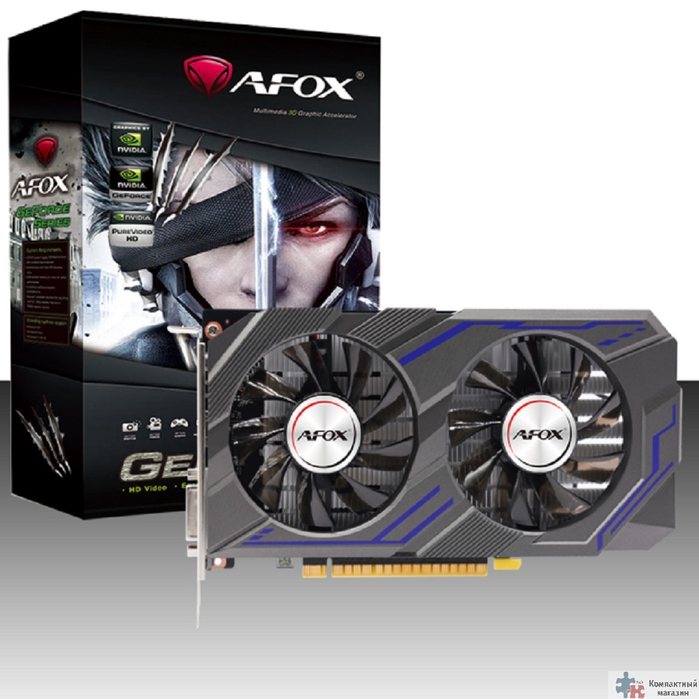Видеокарта AFOX GTX1650 SUPER 4GB GAMING GDDR6 128Bit DP DVI/HDMI ATX 2FAN (AF1650S-4096D6H1-V4) RTL