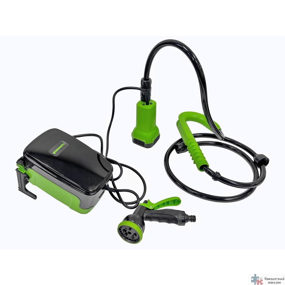 Greenworks G24SWP Насос аккумуляторный для полива из бочки, 24V, без АКБ и ЗУ [3401007]