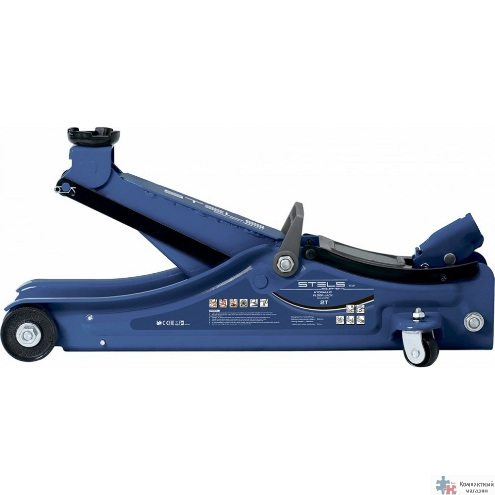 STELS Домкрат гидравлический подкатной, 2т Low Profile, 80-380 мм [51129]