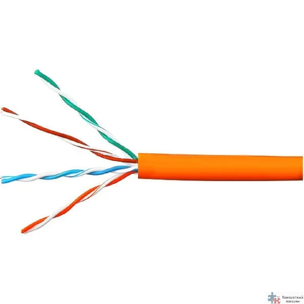 Cablexpert UPC-5051E-LSZH-4-CU/100 Кабель Cablexpert (RU) UTP-LSZH 4x2x0.51, медный, кат.5e, однож., 100м, box, оранж