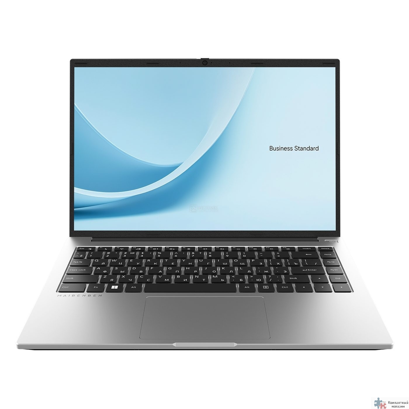 Maibenben Business Standard B114B [ B114B-R566UMFQSPSRE1] Silver 14.5" {3K Ryzen 5 6600H/16Gb/512Gb SSD/W11Pro}