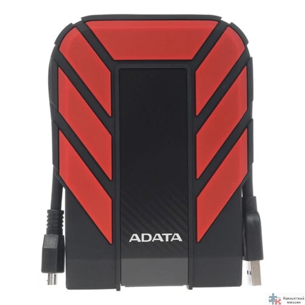Повреждение упаковки A-Data Portable HDD 1Tb HD710 AHD710P-1TU31-CRD {USB 3.1, 2.5", Black-Red}