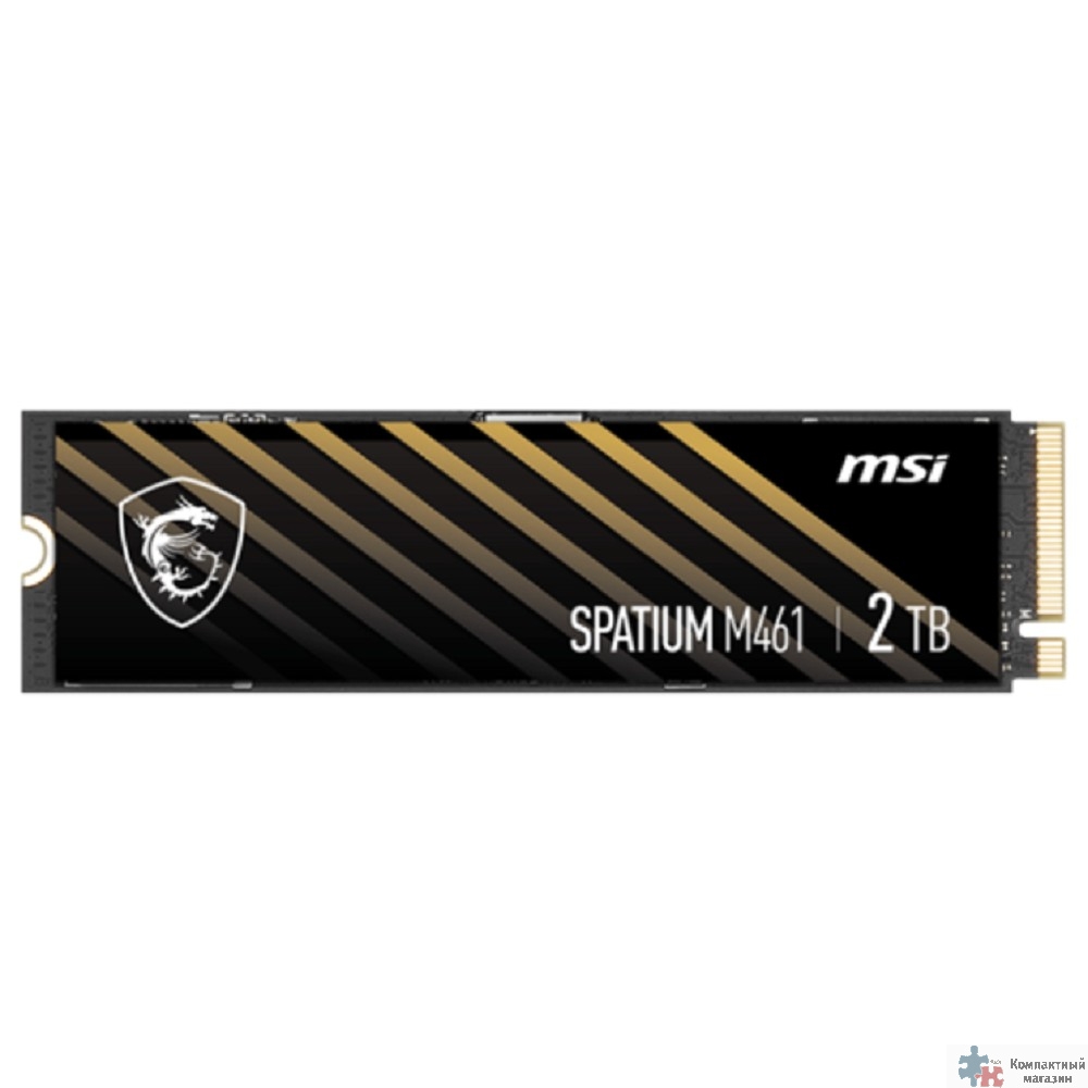 Твердотельный накопитель SSD MSI 2TB PCIe 4.0 NVMe M.2 SPATIUM M461 