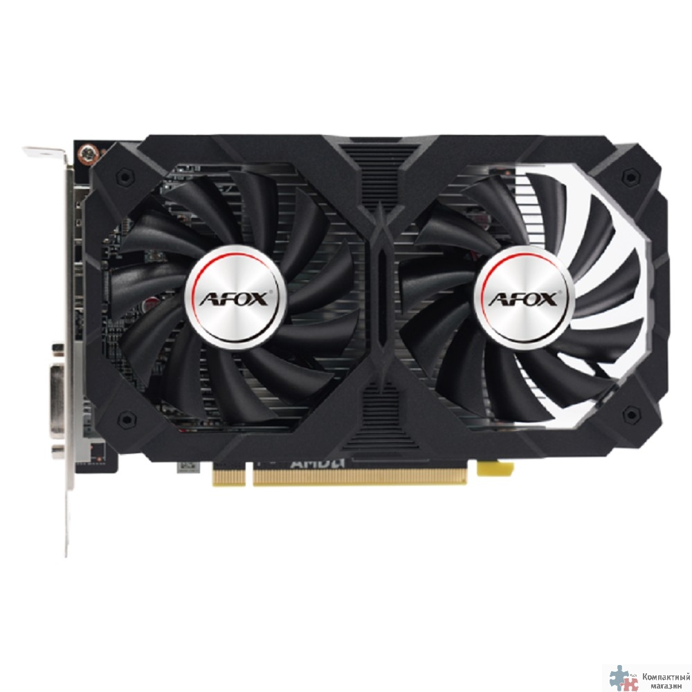 Видеокарта AFOX Radeon RX550 8GB GDDR5 128Bit DVI/HDMI/DP ATX 2FAN (AFRX550-8192D5H2-V2) RTL