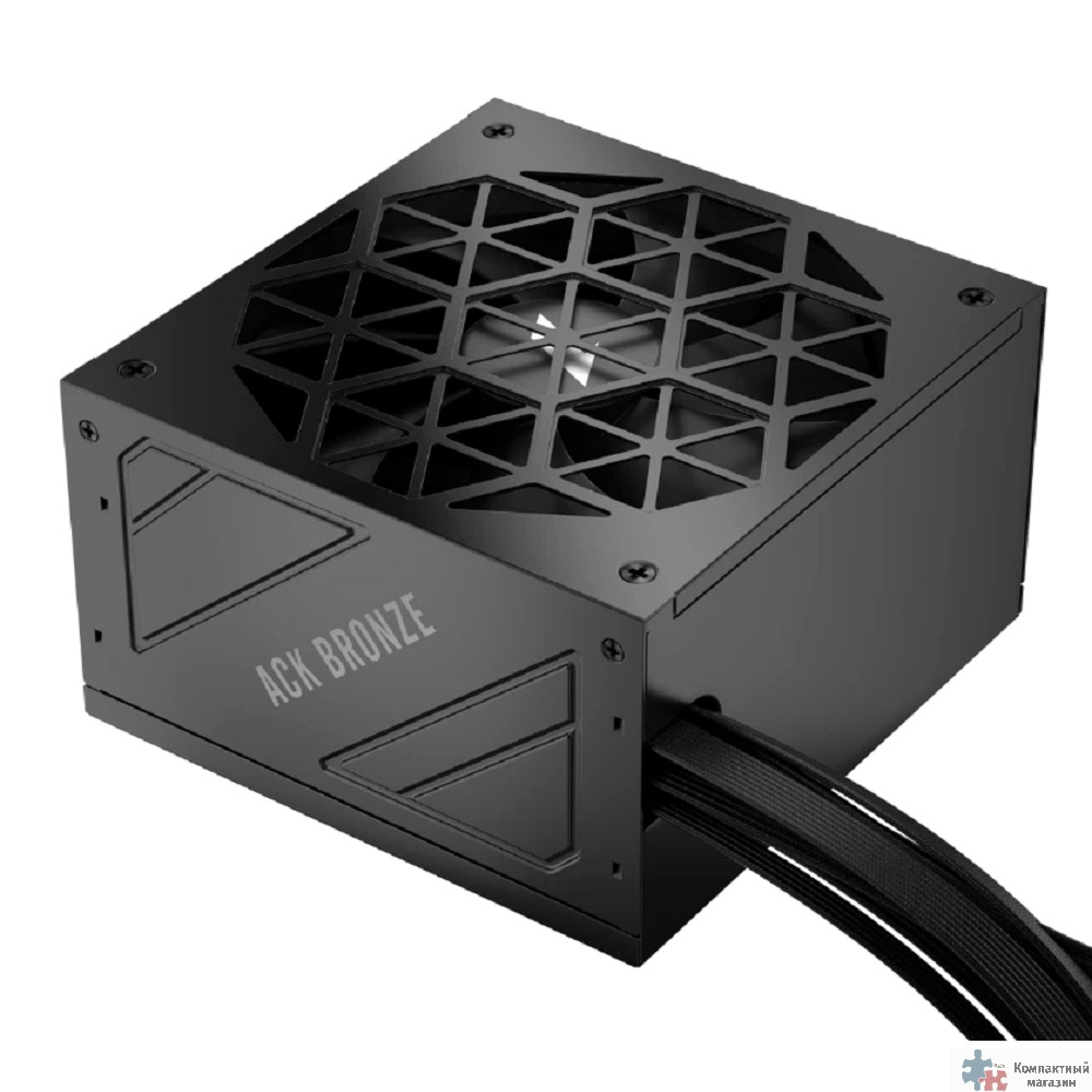 1STPLAYER ACK BRONZE 650W Black / ATX 3.1, APFC, 80 PLUS Bronze, Double Forward, full Teapo caps, 140mm fan, non-modular / HA-650AA2