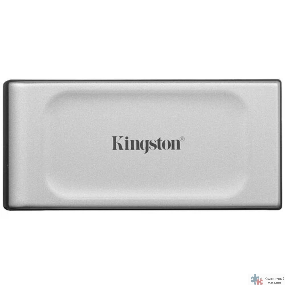 Kingston External SSD 2TB [SXS2000/2000GA] External XS2000 BOC, Type-C, USB 3.2 Gen 2x2, R/W 2000/2000MB/s, IP55, 70x33x14mm, Silver (60 мес)