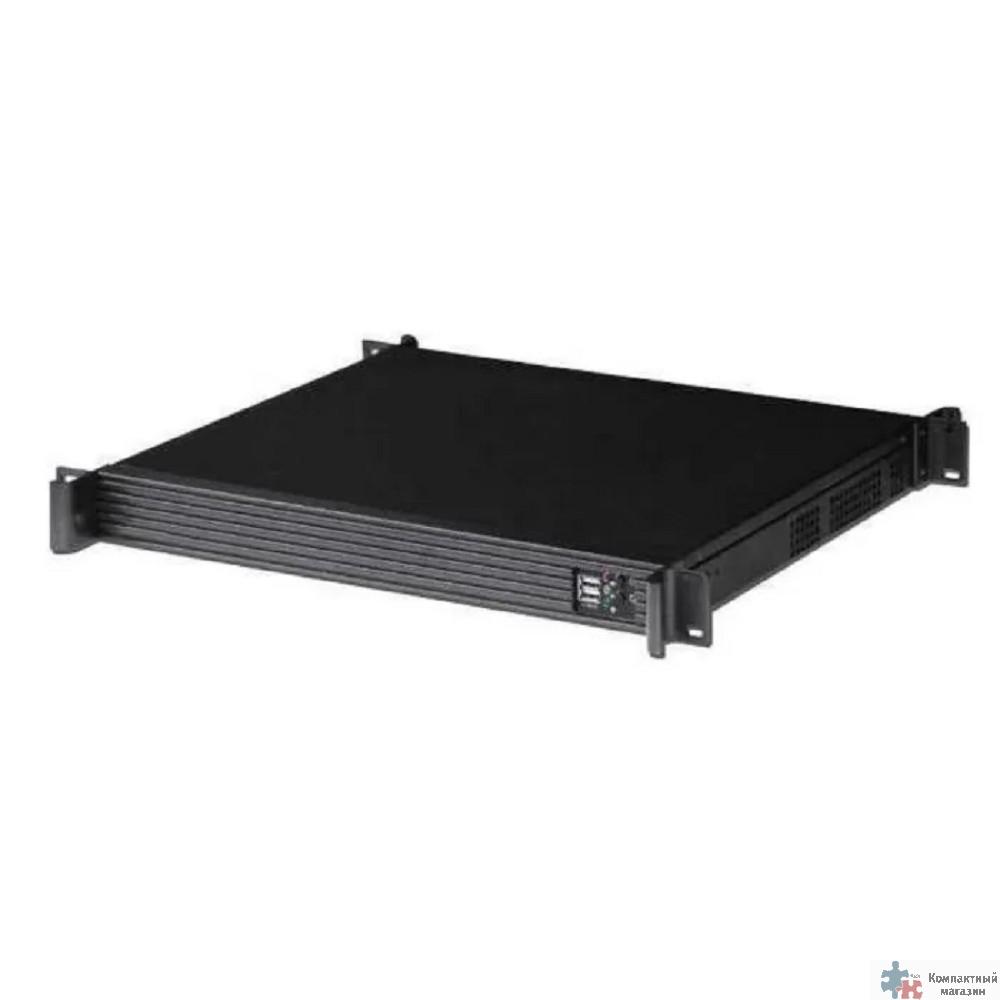Procase RM136-B-0 Корпус 1U  server case, черный, без блока питания, глубина 360мм,  MB 12"x9.6"