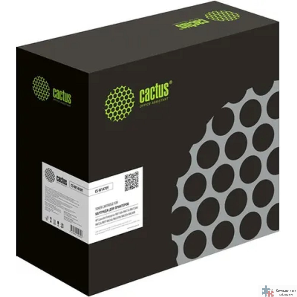 Картридж лазерный Cactus CS-W1470Y  черный (42000стр.) для HP LaserJet M611dn/M612dn/M634dn/M634h