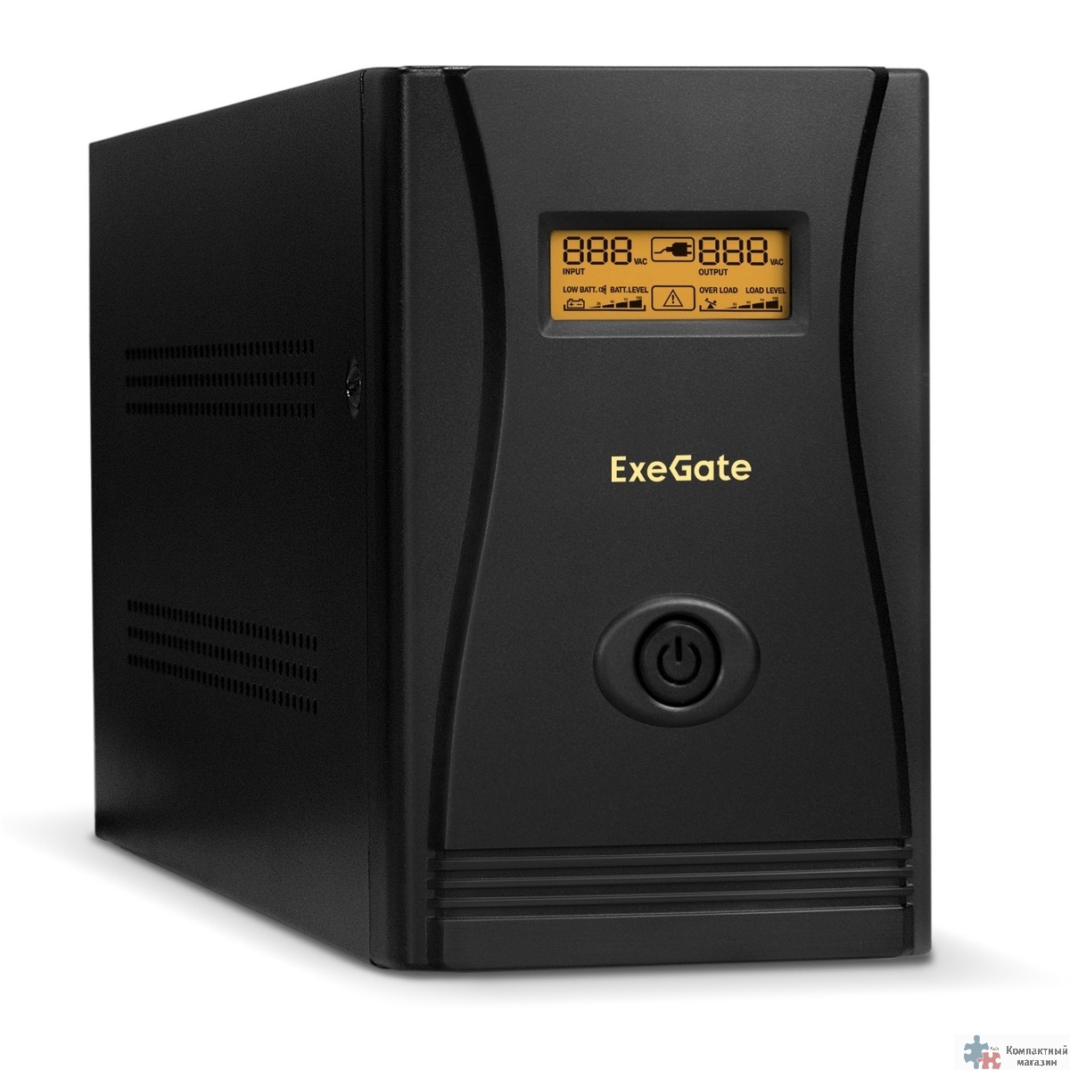 Exegate EP285529RUS ИБП ExeGate SpecialPro Smart LLB-2200.LCD.AVR.C13.RJ.USB <2200VA/1300W, LCD, AVR, 6*IEC-C13, RJ45/11, USB, Black>