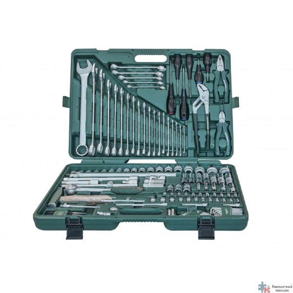 JONNESWAY S04H524128S Набор инструмента универсальный 1/4", 1/2"DR, 128 предметов