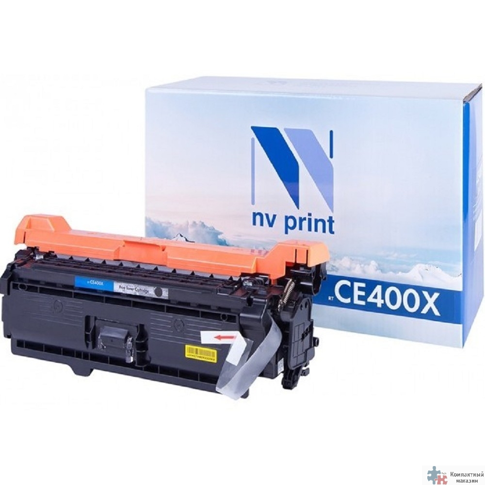 NV Print CE400X Картридж для HP CLJ Color M551/M551n/M551dn/M551xh5 (11000 стр.) Чёрный, с чипом