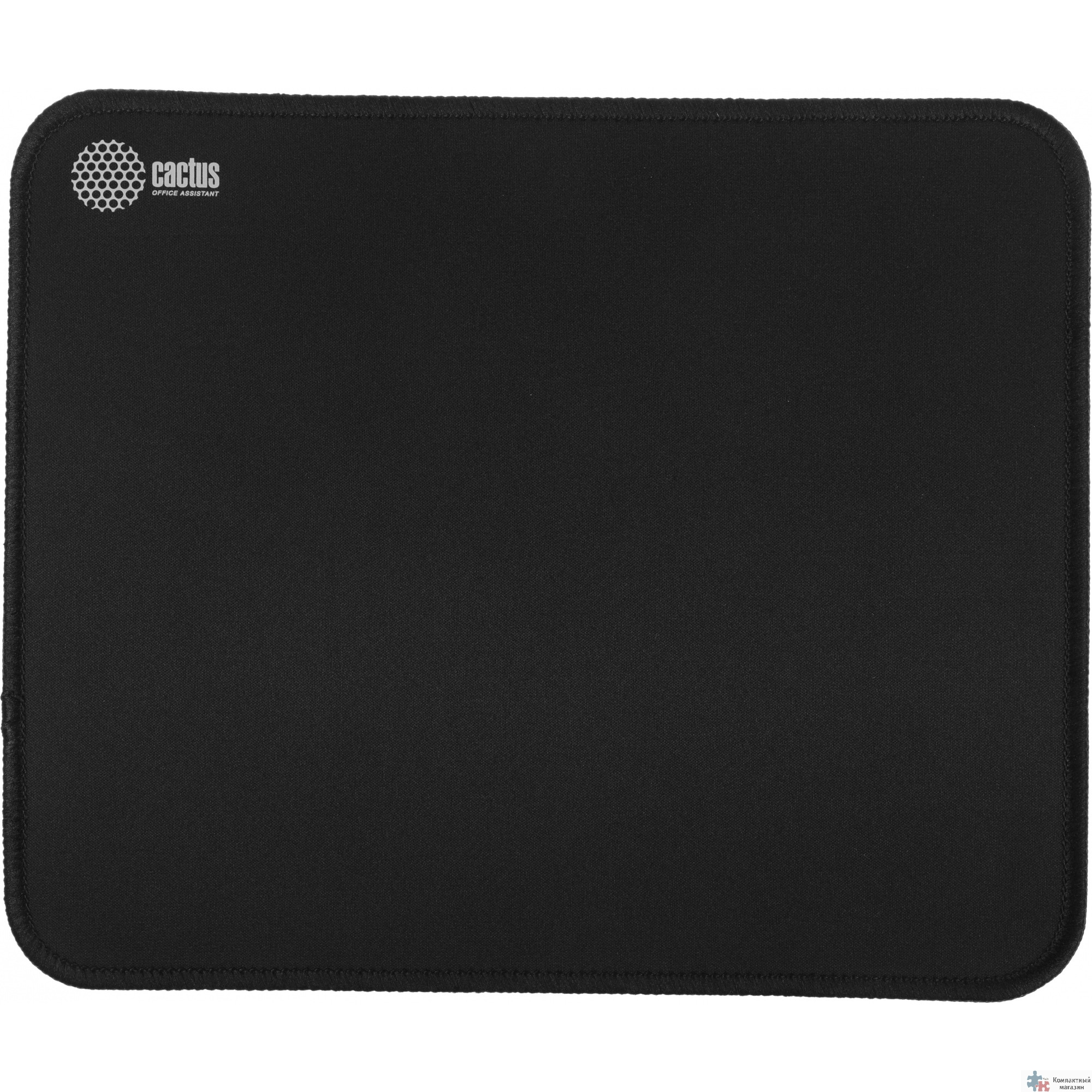 Коврик для мыши Cactus Black черный 300x250x3мм (CS-MPC-D01M)