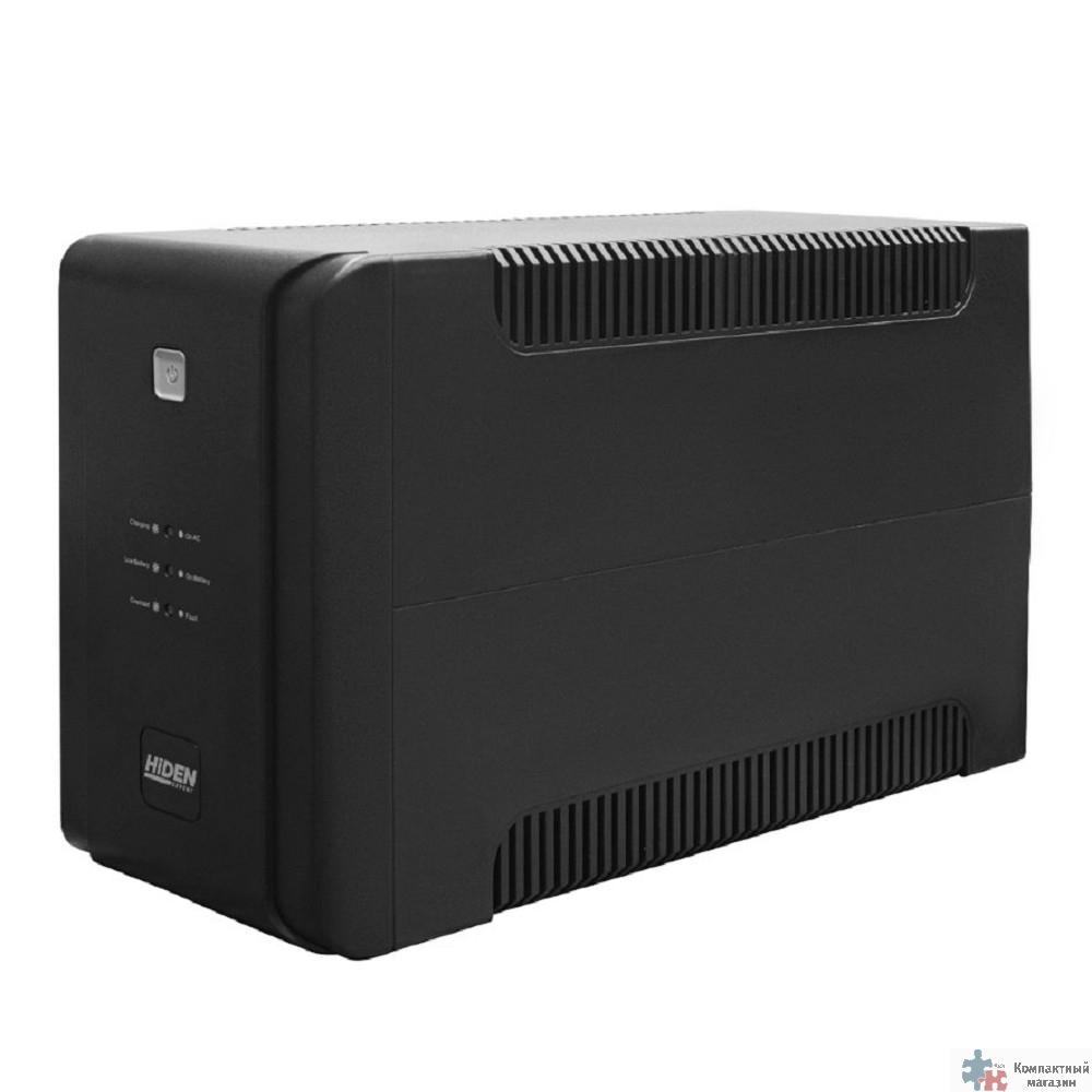 ИБП HIDEN EXPERT ULI1200E 1200ВА/720Вт {Линейно-интерактивный, 8xIEC C13 LED, USB, встроенные АКБ 2x12B/7Ач} {УТ-00002432}