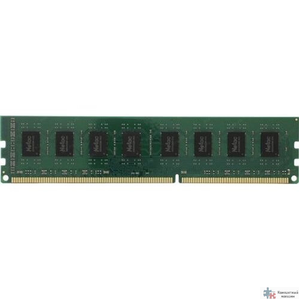 Память DIMM DDR3 4Gb PC12800 1600MHz CL11 Netac 1.5V (NTBSD3P16SP-04)