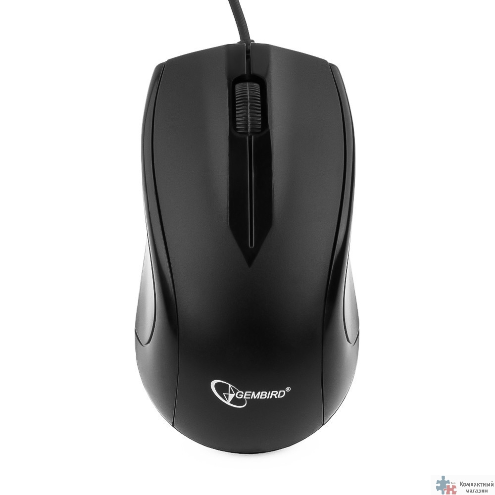 Gembird MUSOPTI9-905U, черный, USB, 1000DPI