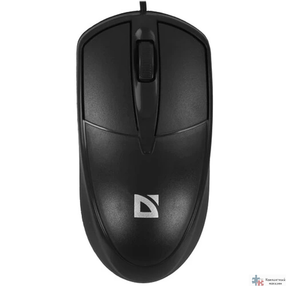 Defender Trace MB-989 {Проводная оптическая мышь, черный, 1000 dpi} [52989]