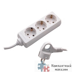 СТАРТ (4607175852685)  Удлинитель  3 розетки. С/У S 3x1-Z/Р16-012. С заземлением. Длина провода 1,5 м.