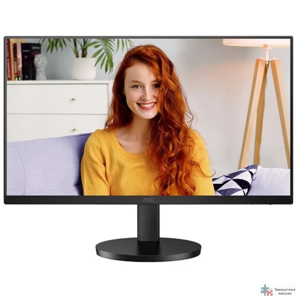 LCD AOC 27" U27B3AF Black {IPS 3840x2160 4ms 178/178 350cd 2xHDMI2.0 DisplayPort1.4 MM регулировка по высоте}