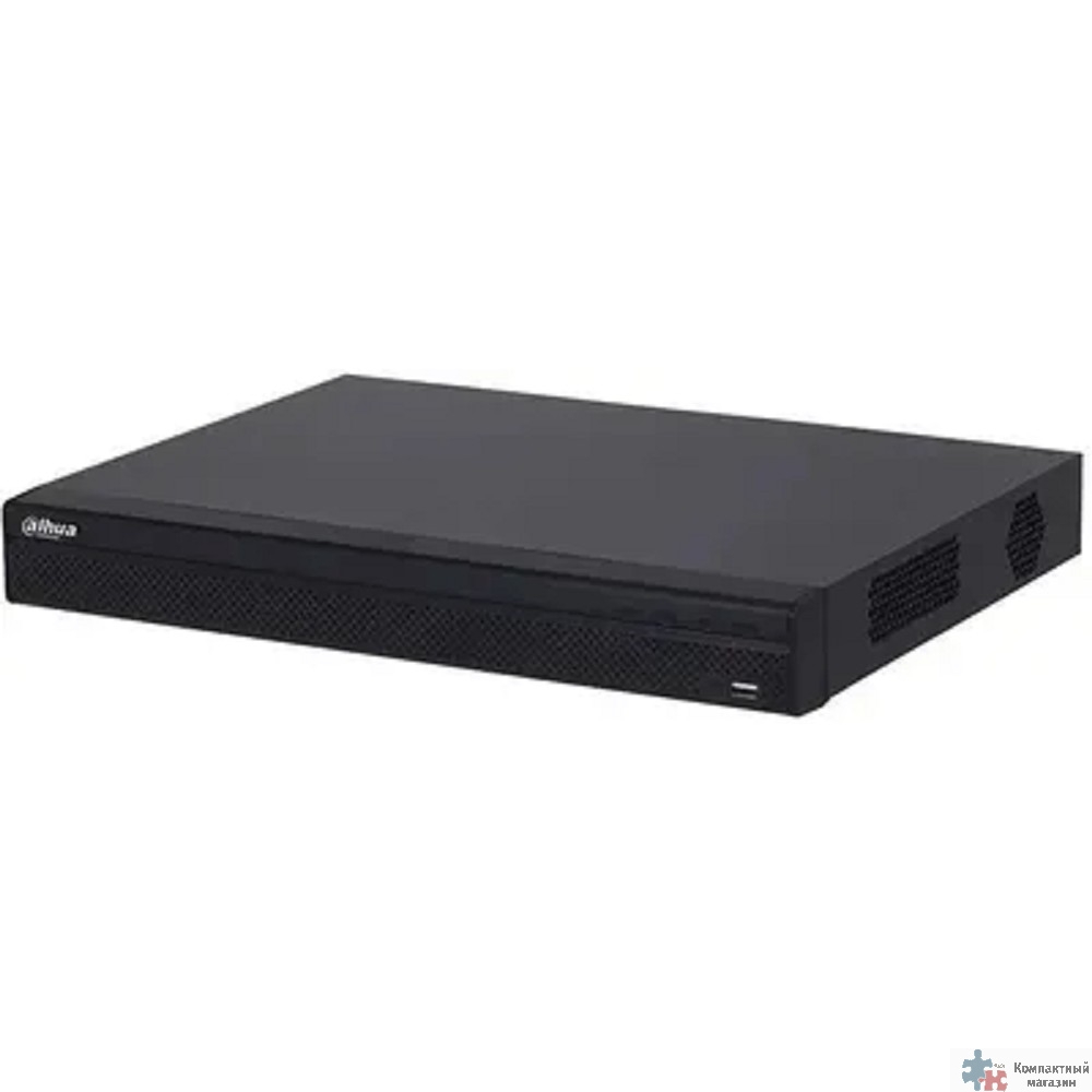 DAHUA DHI-NVR4232-4KS3 32-канальный IP-видеорегистратор 4K и H.265+, видеоаналитика, входящий поток до 160Мбит/с, 2 SATA III до 20Тбайт