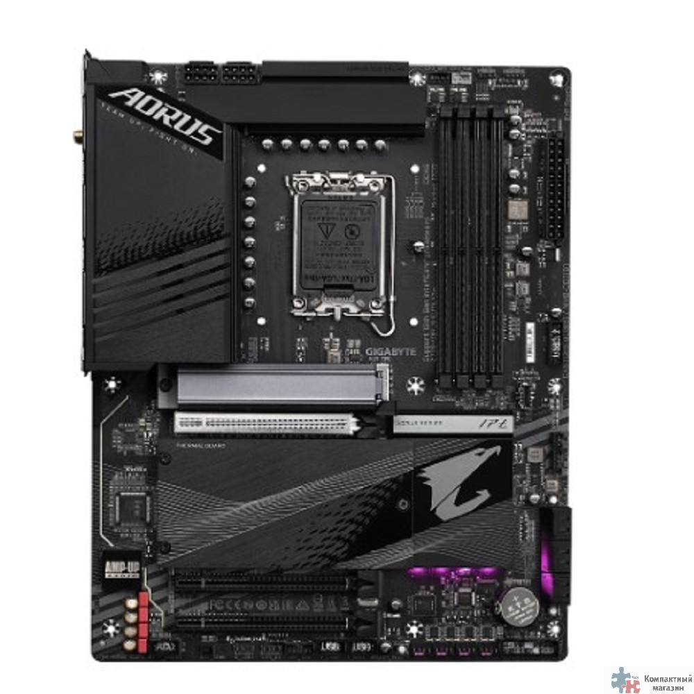 Gigabyte Z790 AORUS ELITE AX {Socket 1700, Intel®Z790, 4xDDR5-4800, HDMI+DP, 3xPCI-Ex16, 6xSATA3(RAID 0/1/5/10), 4xM.2, 8Ch Audio, 1x2.5GbLan, WiFi, (4+4)xUSB2.0, (5+2)xUSB3.2, (1+1)xUSB3.2 Type-C™, }