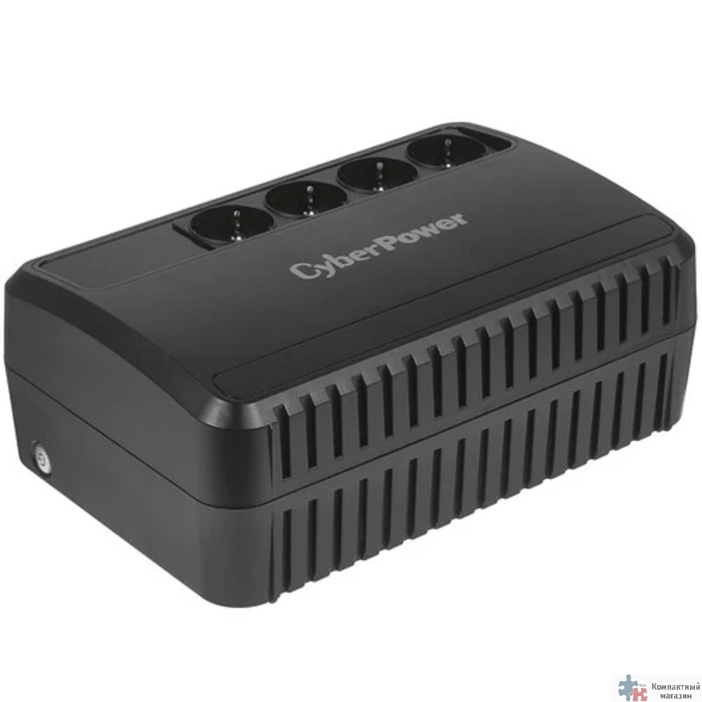 Повреждение упаковки ИБП CyberPower BU850E {Line-Interactive, 850VA/425W (4 EURO) 12В/7,2 Ач х 1}