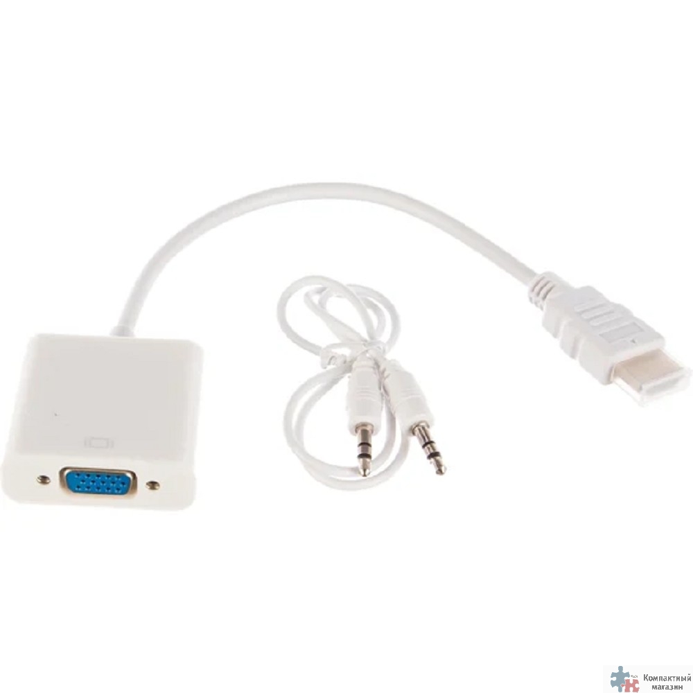Rexant (17-6936) Переходник штекер HDMI - гнездо VGA, провод + шнур стерео 3,5мм
