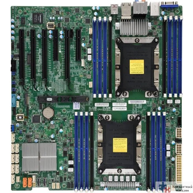 Supermicro MBD-X11DAI-N-B {Soc-3647 iC621 eATX 16xDDR4 10xSATA3 SATA RAID iC621 2х GgbEth} OEM