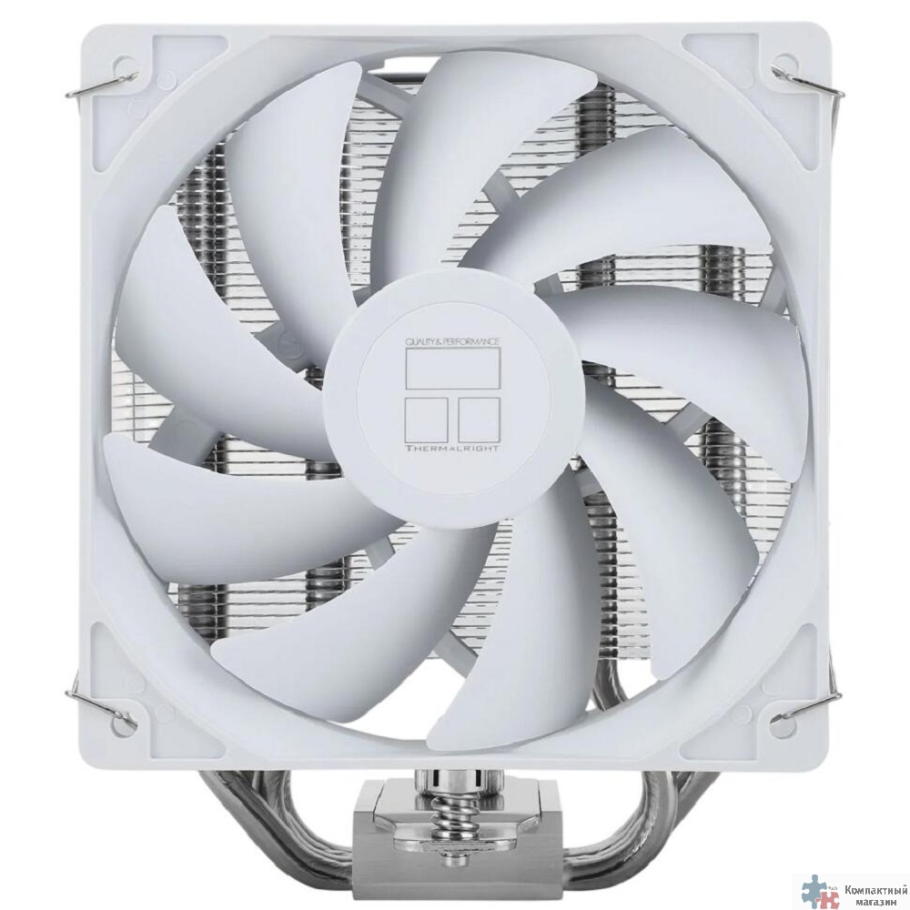 Thermalright Кулер Assassin X 120 R SE White  LGA115X/1200/1700/AM4/AM5 (120mm PWM Fan, 4 тепл. трубки 6мм) / TRAX120RSEW