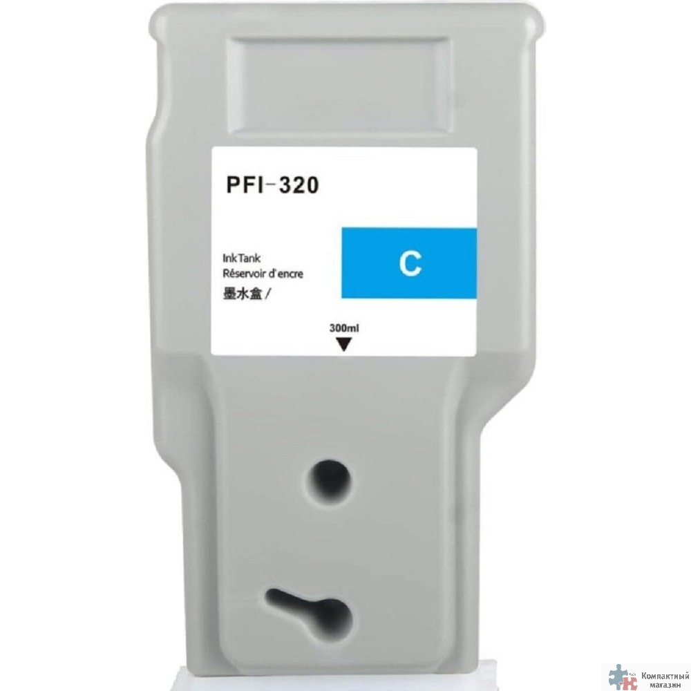 Струйный картридж NV Print PFI-320C (NV-2891C001) Cyan для Canon ImagePROGRAF TM-200/205/300/305 (300 мл) 
