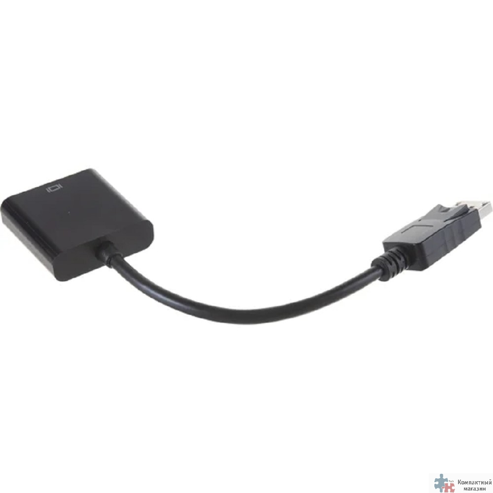 Gembird Переходник DisplayPort - HDMI  20M/19F, пакет черный [A-DPM-HDMIF-002]