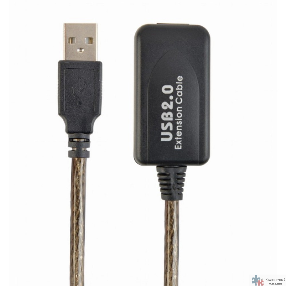 Cablexpert Кабель удлинитель USB 2.0 активный AM/AF, 10м (UAE-01-10M)