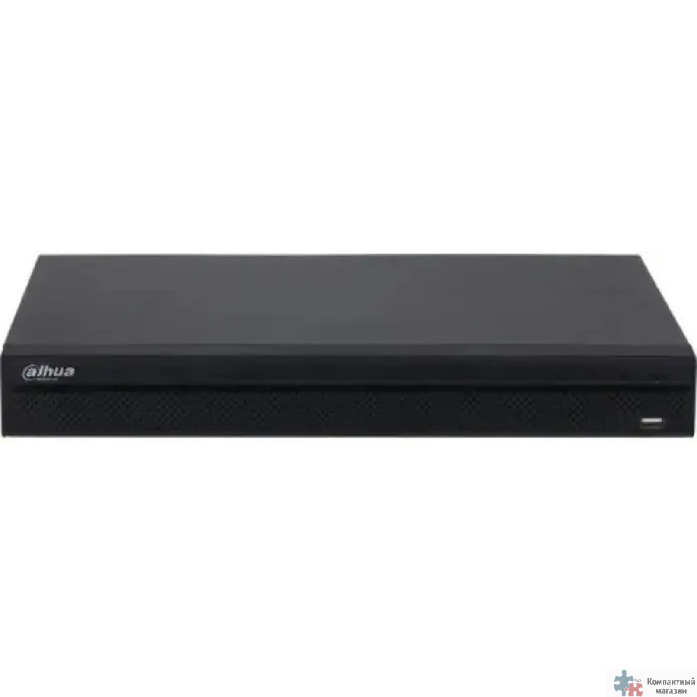 DAHUA DHI-NVR4208-4KS3 8-канальный IP-видеорегистратор 4K и H.265+, входящий поток до 160Мбит/с, видеоаналитика, 2 SATA III до 20Тбайт