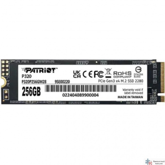 Patriot SSD PCIe 3.0 x4 256GB P320P256GM28 P320 M.2 2280
