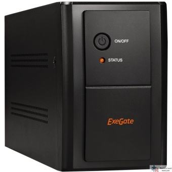 Повреждение упаковки Exegate EP285515RUS ИБП ExeGate SpecialPro UNB-2000.LED.AVR.EURO.RJ.USB <2000VA/1200W, LED, AVR, 4 евророзетки, RJ45/11, USB, Black>