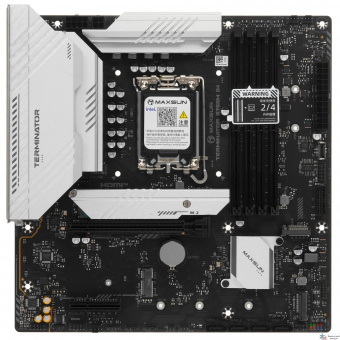 MAXSUN MS-Terminator B760M D4 V2 (Socket 1700, mATX, 4*DDR4(128Gb), DP/HDMI, 4*SATA3, 3*M.2, 1xPCI-E x16 /1xPCI-E x4, 2*USB 2.0, 2*USB 3.2 GEN1, LAN 1*2.5G, RTL)