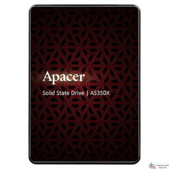 Apacer SSD PANTHER AS350X 512Gb SATA 2.5" 7mm, R560/W540 Mb/s, IOPS 80K, MTBF 1,5M, 3D NAND, Retail (AP512GAS350XR-1)