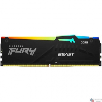 Kingston DDR5 DIMM 16GB 5600 FURY Beast RGB XMP Gaming Memory KF556C40BBA-16 