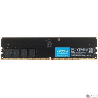 Crucial DDR5 DIMM 32GB 4800 MT/s CL40 16Gbit CT32G48C40U5