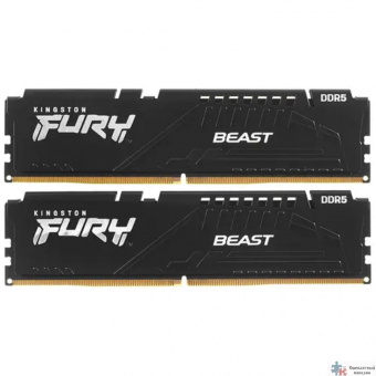 Kingston DDR5 DIMM 32GB 5600 FURY Beast Black EXPO (Kit 2*16gb) 1RX8 36-38-38 1.25V KF556C36BBEK2-32