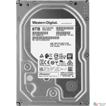 8Tb WD Ultrastar DC HA340 8TB <WUS721208BLE604> SATA3 3.5"