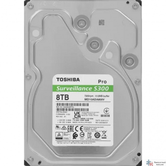 8TB Toshiba Surveillance S300 Pro (MD10ADA800V )  3.5" 7200RPM 512MB SATA 