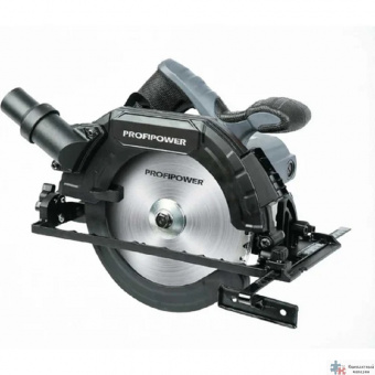 Пила циркулярная PROFIPOWER LASER ДП-190(1600Вт, 5000об/мин, диск 190х20мм, пропил 47/68мм, 45°) [ E0340]
