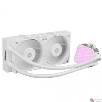 Система водяного охлаждения ID-Cooling DX240 Max WHITE Soc-AM5/AM4/1200/1700/1851 белый 4-pin 32.5dB Al+Cu 300W Ret