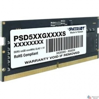 Patriot DDR5 SODIMM 16GB 5600MHz PSD516G560081S Signature RTL PC5-44800 CL46  288-pin 1.1В single rank Ret
