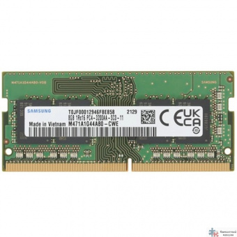 Samsung DDR4 SODIMM 8Gb 3200MHz M471A1G44AB0-CWE OEM PC4-25600 CL19 